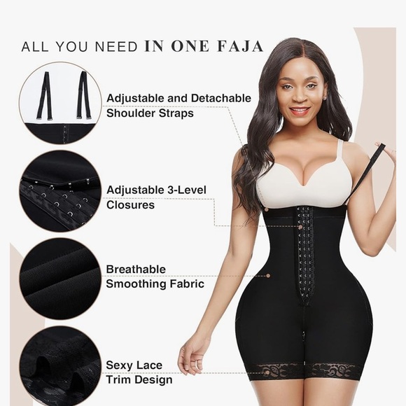 Lover-Beauty Shapewear Tummy Control Body Shaper Butt Lifter Thigh Slimmer Faja - Picture 5 of 5
